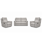 Monaro 3 Piece Fabric Manual Recliner Suite-2.5 Seater+2 Recliners