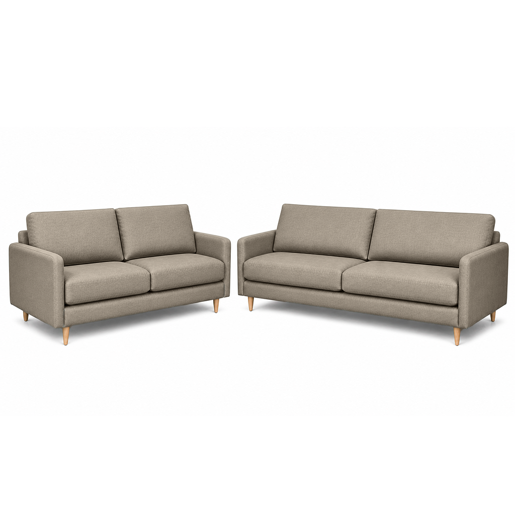 Mildura 2 Piece Fabric Sofa Set-3 Seater+2.5 Seater