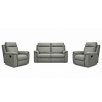 Monaro 3 Piece Fabric Manual Recliner Suite-2.5 Seater+2 Recliners