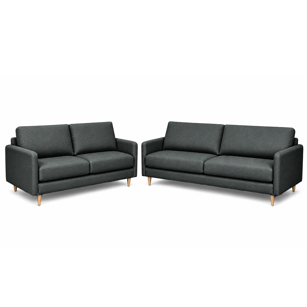 Mildura 2 Piece Fabric Sofa Set-3 Seater+2.5 Seater