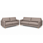 Mildura 2 Piece Fabric Sofa Set-3 Seater+2.5 Seater