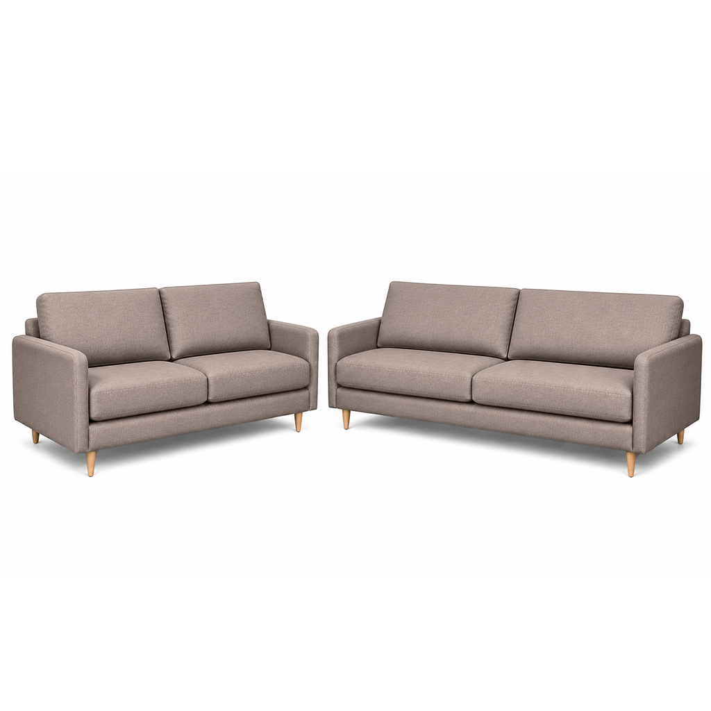Mildura 2 Piece Fabric Sofa Set-3 Seater+2.5 Seater