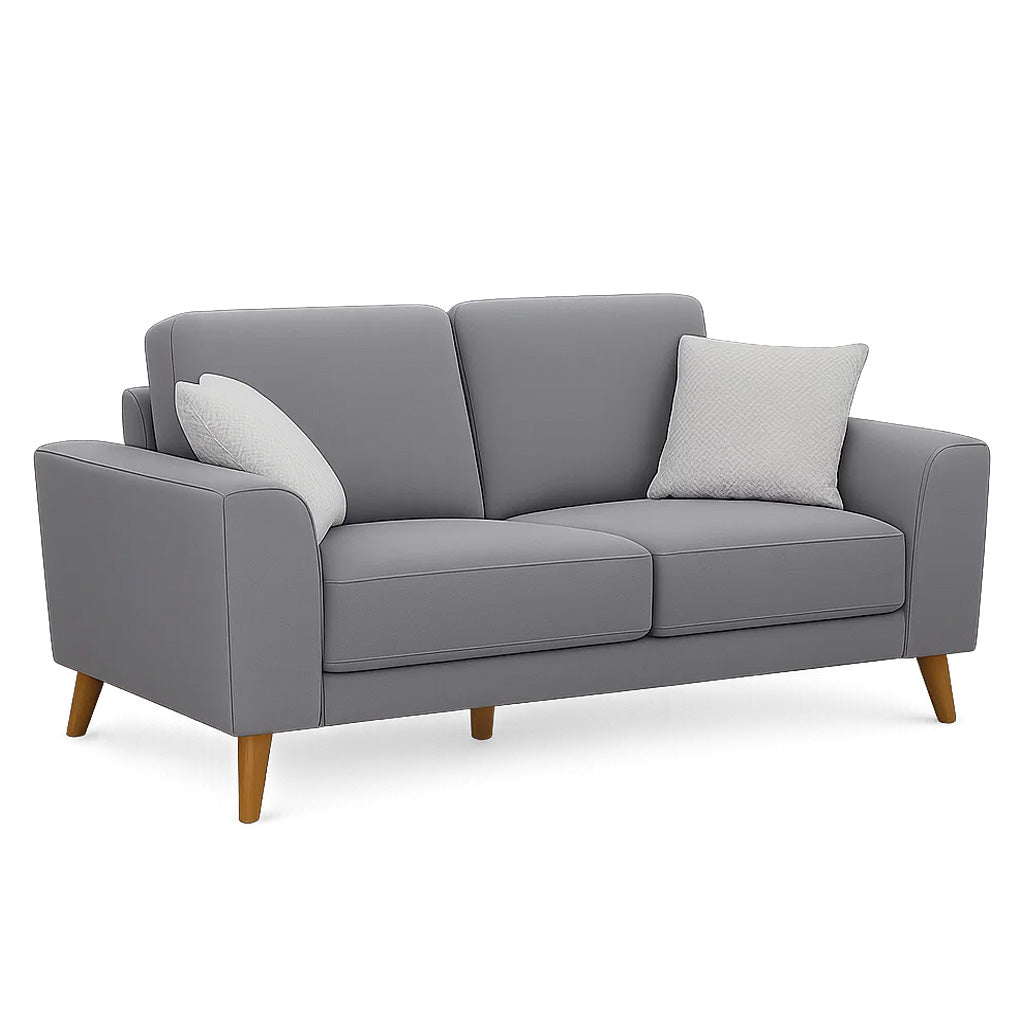 Skye 2 Seater Fabric-Smoke