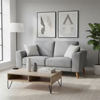 Skye 2 Seater Fabric-Smoke