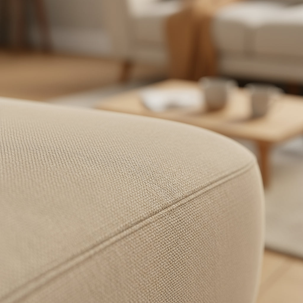 Skye 3 Seater Fabric-Pebble