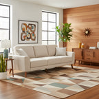 Skye 3 Seater Fabric-Pebble