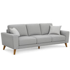 Skye 3 Seater Fabric-Smoke