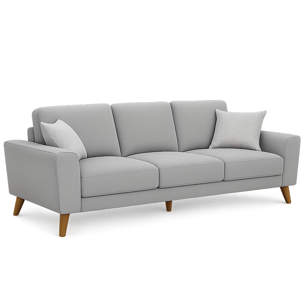 Skye 3 Seater Fabric-Smoke