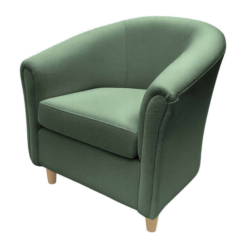 Bella Fabric Tub Chair-Army