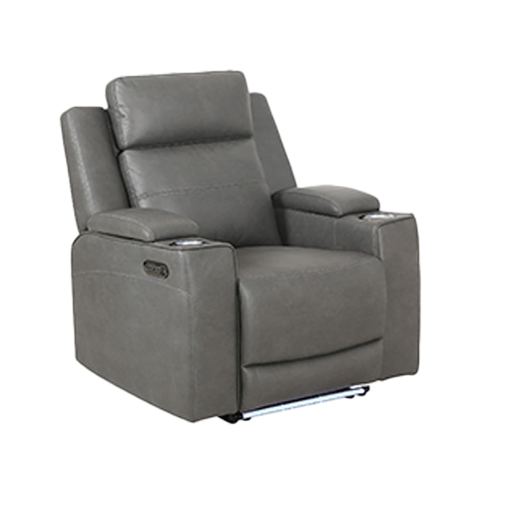 Taycan Fabric Power Recliner-Anchor