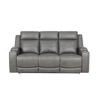 Taycan 3 Seater Fabric Power Recliner-Anchor