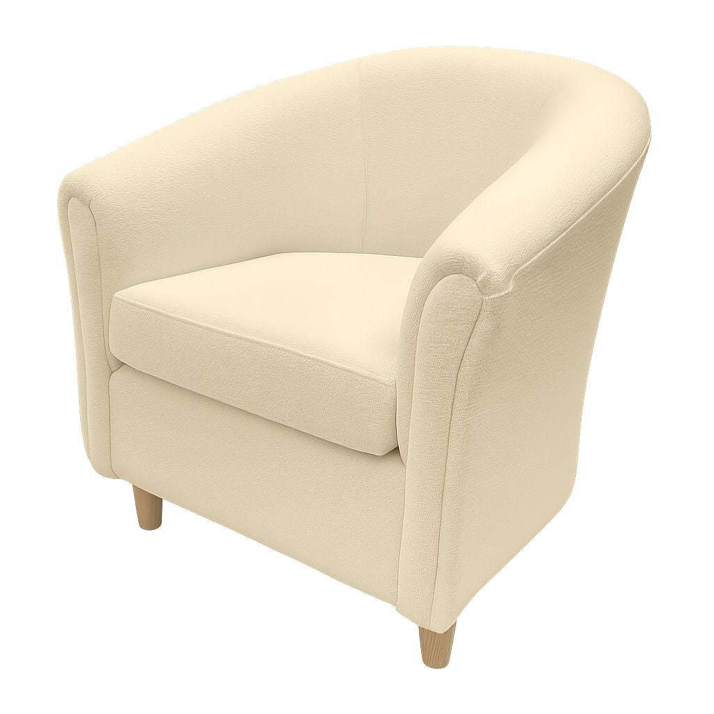 Bella Fabric Tub Chair-Flax