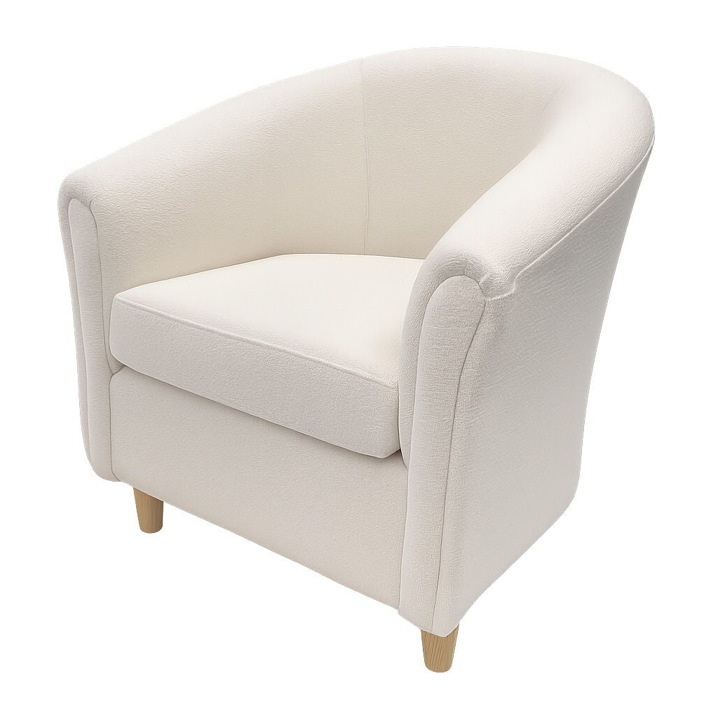 Bella Fabric Tub Chair-Oat